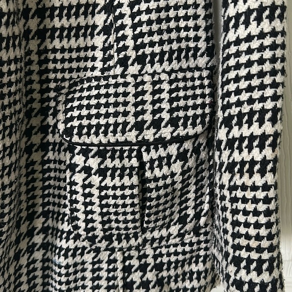 BCX Houndstooth Black and White Jacket Size M - Picture 7 of 10